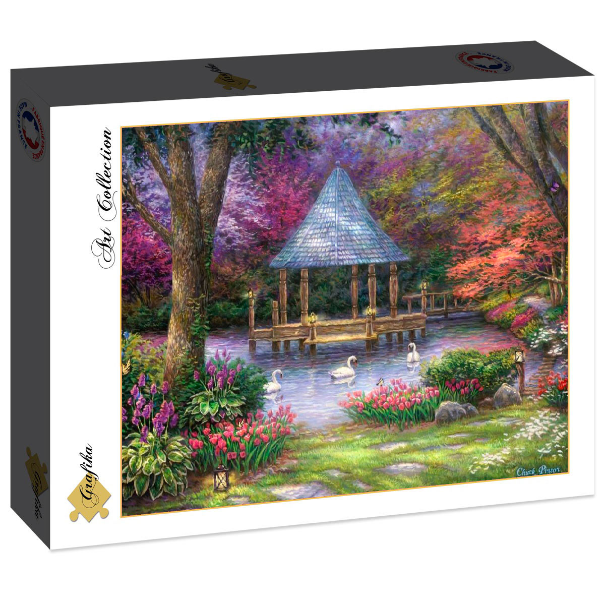 Comprar Puzzle Grafika Lago Dos Cisnes De Pe As Grafika