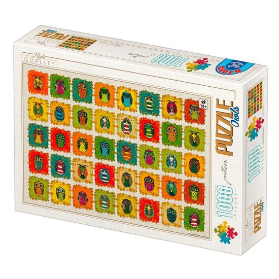 Comprar Puzzle de colagem de corujas D Toys 1000 peças D TOYS 77530