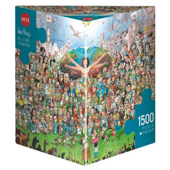 Comprar Puzzle Heye Lendas De Todos Os Tempos Caixa Triangular 1500P