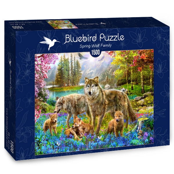 Compre Bluebird Puzzle Família de Lobos na Primavera 1500 Peças -  Bluebird-70195