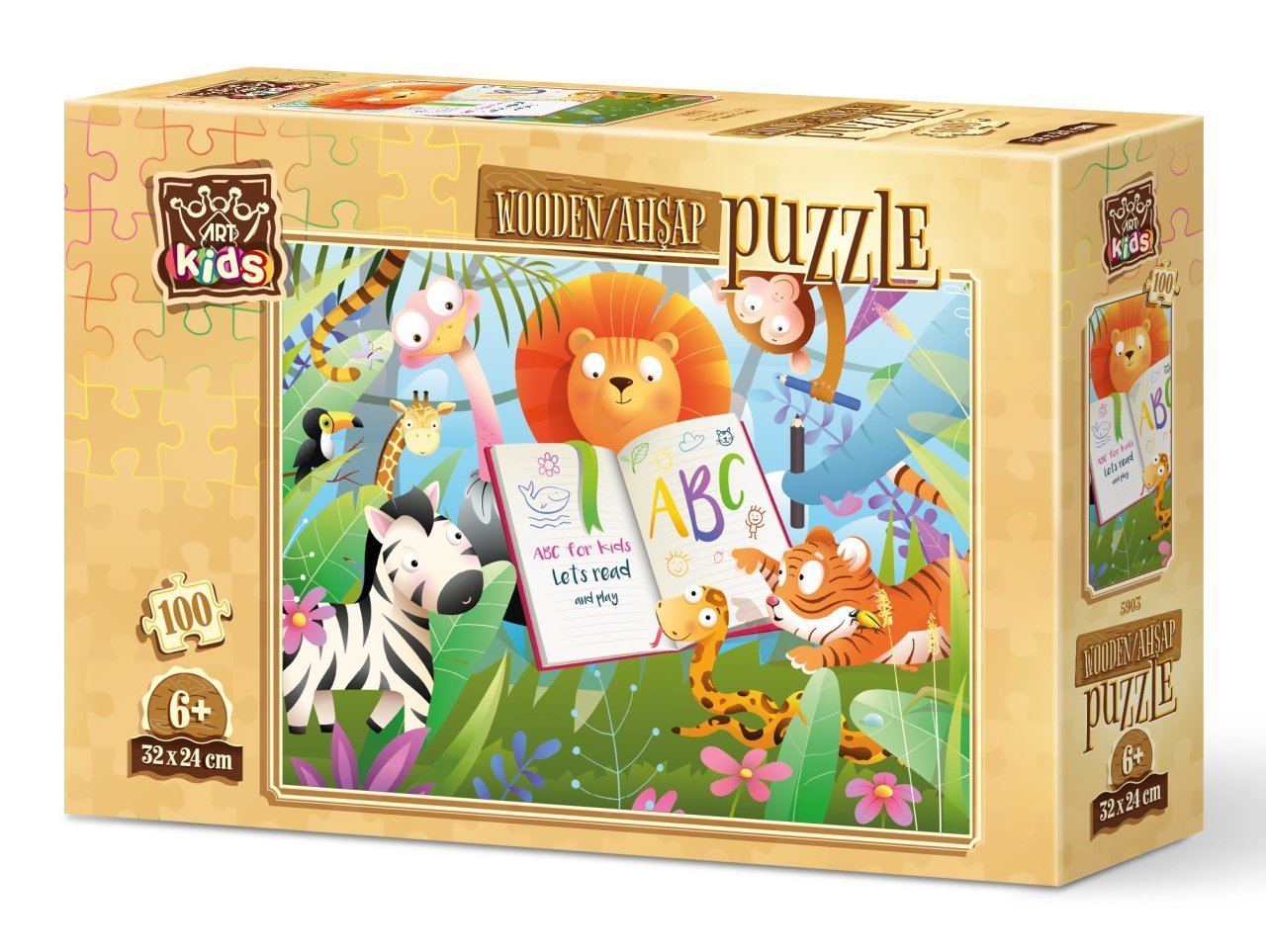 Puzzle de madeira – ABC Escolar