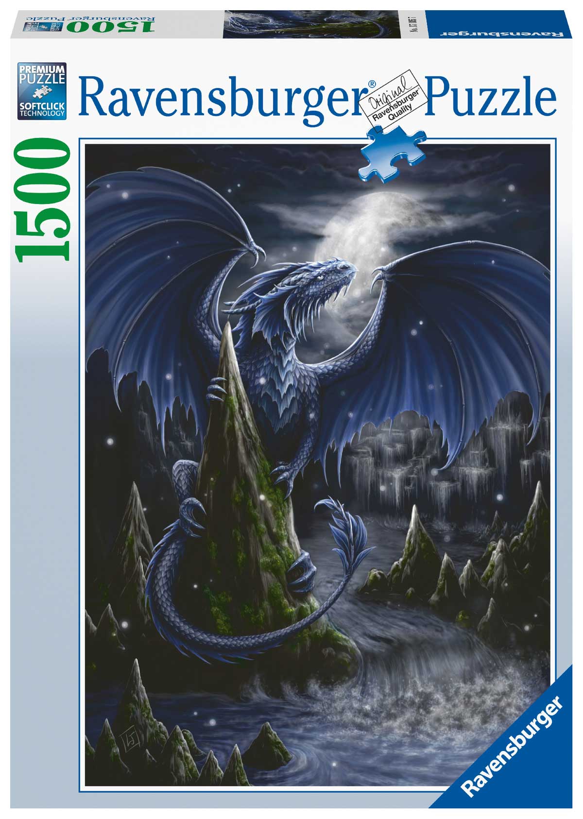 Comprar Puzzle Ravensburger O Dragão Azul Escuro 1500 Peças