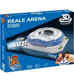 Puzzle 3D Estadio Reale Arena Real Sociedad com Luz