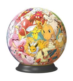 Puzzle 3D Ravensburger  Bola Pokemon 73 Pçs Puzzle 3D Ravensburger  Bola Pokemon 73 Pçs