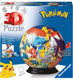 Puzzle 3D Ravensburger  Bola Pokemon 73 Pçs