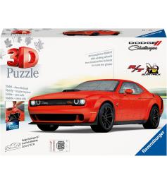 Puzzle 3D Ravensburger Dodge Challenger Vermelho 165 P