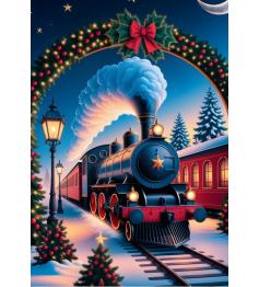 Puzzle Alipson O Trem Mágico De Natal de 1000 Peças Puzzle Alipson O Trem Mágico De Natal de 1000 Peças