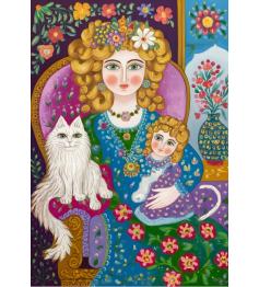 Puzzle Alipson A Dama Dos Cabelos Dourados de 1000 Peças Puzzle Alipson A Dama Dos Cabelos Dourados de 1000 Peças