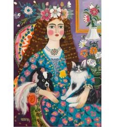 Puzzle Alipson A Senhora Dos Animais de 1000 Peças Puzzle Alipson A Senhora Dos Animais de 1000 Peças