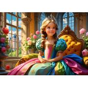 Puzzle Alipson A princesa no seu trono de 500 Peças