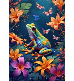 Puzzle Alipson A dança do Sapo e da Borboleta de 1000 Peças Puzzle Alipson A dança do Sapo e da Borboleta de 1000 Peças