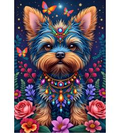 Puzzle Alipson Cachorro Na Terra Das Flores de 1000 Peças Puzzle Alipson Cachorro Na Terra Das Flores de 1000 Peças