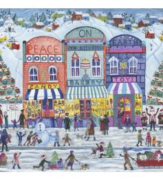 Puzzle Alipson Vila De Natal Paz Na Terra de 1000 Peças Puzzle Alipson Vila De Natal Paz Na Terra de 1000 Peças
