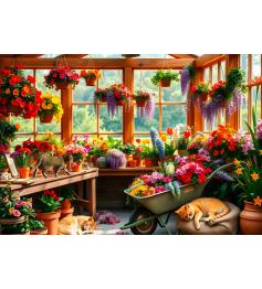 Puzzle Alipson Cochilo Na Estufa 1000 Peças Puzzle Alipson Cochilo Na Estufa 1000 Peças