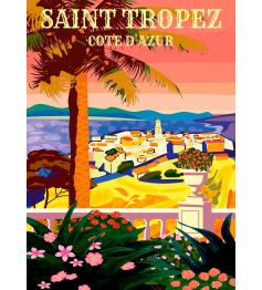 Puzzle Alipson Saint,Tropez , Côte d'Azur de 1500 Peças