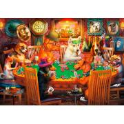 Puzzle Art Puzzle Cartas de Jogar Cães de 500 peças