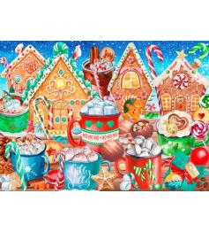 Puzzle Bluebird Bastões De Doces E Cacau 500 peças Puzzle Bluebird Bastões De Doces E Cacau 500 peças