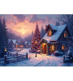 Puzzle Bluebird Casa De Natal 500 peças Puzzle Bluebird Casa De Natal 500 peças