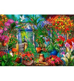 Puzzle Bluebird Tropical Green House 1000 peças