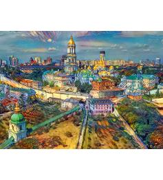 Puzzle Bluebird Cidade Kiev, Ucrania de 1000 Pçs