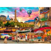 Puzzle Bluebird Cidade do Amor, Paris de 500 peças