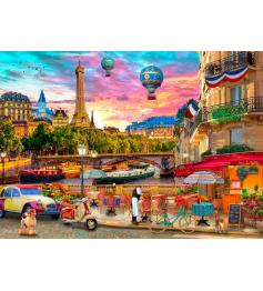 Puzzle Bluebird Cidade do Amor, Paris de 500 peças