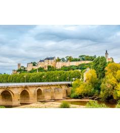Puzzle Bluebird Fortaleza Real de Chinon, França de 1000 Pçs