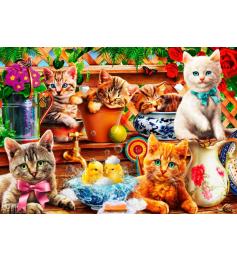 Puzzle Bluebird Gatinhos de no Galpão 1000 peças