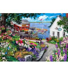 Puzzle Bluebird Jardim Costeiro de 500 peças