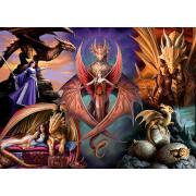 Puzzle Bluebird Bolsa Dragon de 1000 Peças