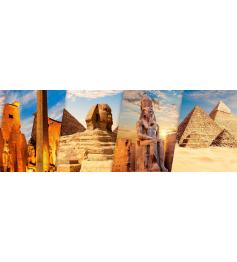 Puzzle Panorâmico Bluebird Egito, Luxor E Gizé 1000 Peças Puzzle Panorâmico Bluebird Egito, Luxor E Gizé 1000 Peças
