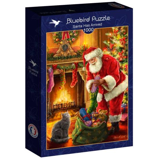 Puzzle Bluebird Papai Noel Chegou de 1000 Peças Puzzle Bluebird Papai Noel Chegou de 1000 Peças