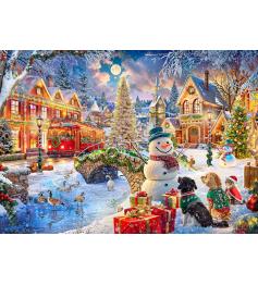 Puzzle Bluebird Vila Natal 500 peças Puzzle Bluebird Vila Natal 500 peças