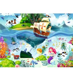 Puzzle Brain Tree Sereia de 500 Peças