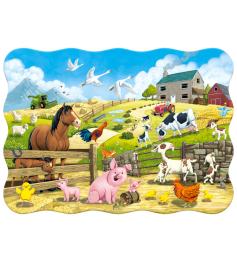 Puzzle Castorland Animais Na Fazenda de 30 Peças