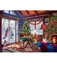 Puzzle Castorland Cabana de Natal 2.000 peças