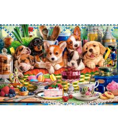 Puzzle Castorland Sobremesa de Cachorrinhos 1000 peças