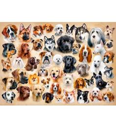 Puzzle Castorland Colagem de Cachorros 200 Peças