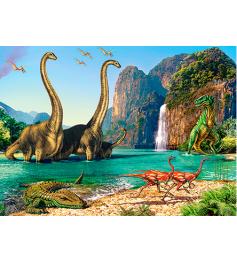 Puzzle Castorland no mundo dos dinossauros 60 peças