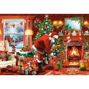 Puzzle Castorland Entrega Especial do Papai Noel 1500 Pçs