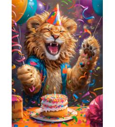 Puzzle Castorland Feliz aniversário Leão 60 peças