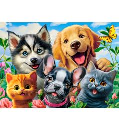 Puzzle Castorland Selfie de animal de estimação 70 Peças