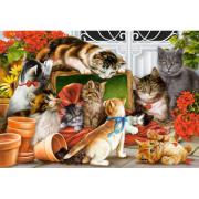 Puzzle Castorland Brincadeira do Gatinho de 1500 Pçs