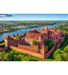 Puzzle Castorland Vista do Castelo de Malbork, Polônia de 500 pe