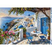 Puzzle Cherry Pazzi Blues de Santorini 1000 peças