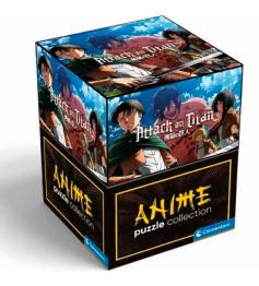 Puzzle Clementoni Anime Cube Attack on Titan 2 de 500 Pçs