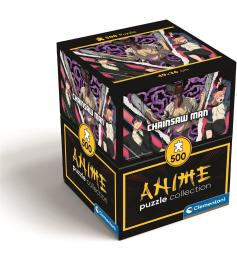 Puzzle Clementoni Anime Cube Chainsaw Man 1 de 500 Pçs Puzzle Clementoni Anime Cube Chainsaw Man 1 de 500 Pçs