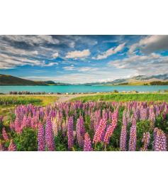 Puzzle Clementoni Lupinos no Lago Tekapo 1500 peças