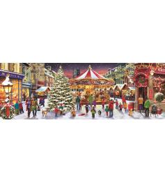 Puzzle Clementoni Panorama Da Vila De Natal 1000 peças Puzzle Clementoni Panorama Da Vila De Natal 1000 peças