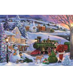 Puzzle Clementoni Trem De Natal 500 peças Puzzle Clementoni Trem De Natal 500 peças